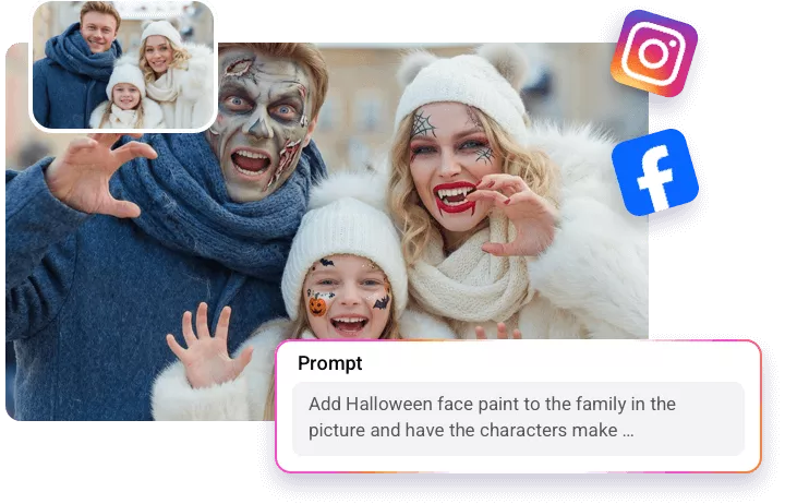 AI Face Paint Filter Suitable for Every Image